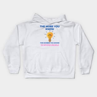 The More You Know Kids Hoodie